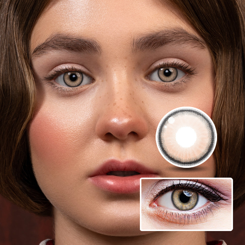 Nini Brown colored contact lenses
