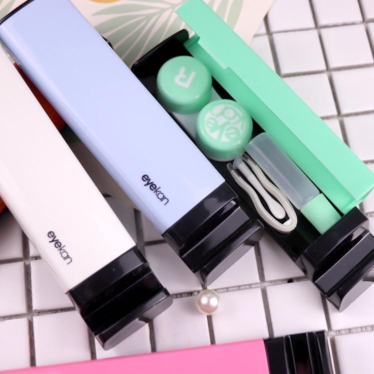 Multifunctional mobile phone bracket contact lens myopia box colored contact lenses