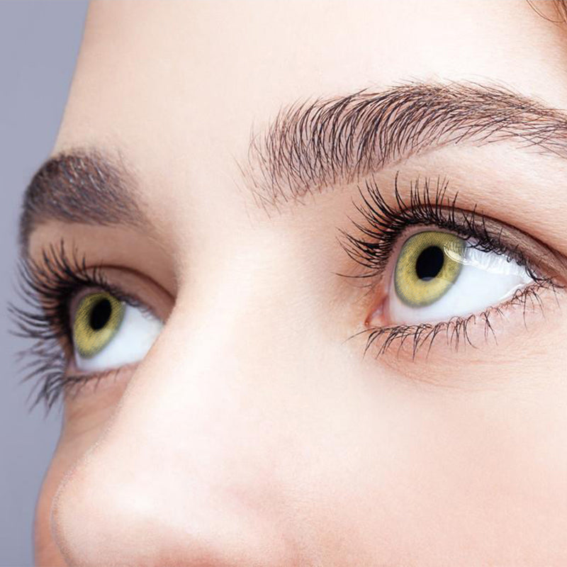 Small Bulb Brown colored contact lenses