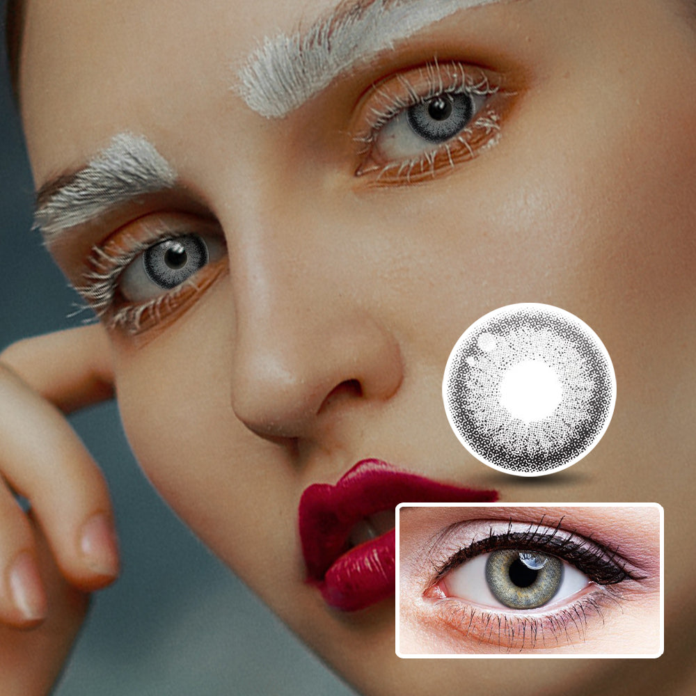 White Dawn Grey | Moxielens Moonlight Colored Contacts -- Moonlight colored contacts | Moxielens