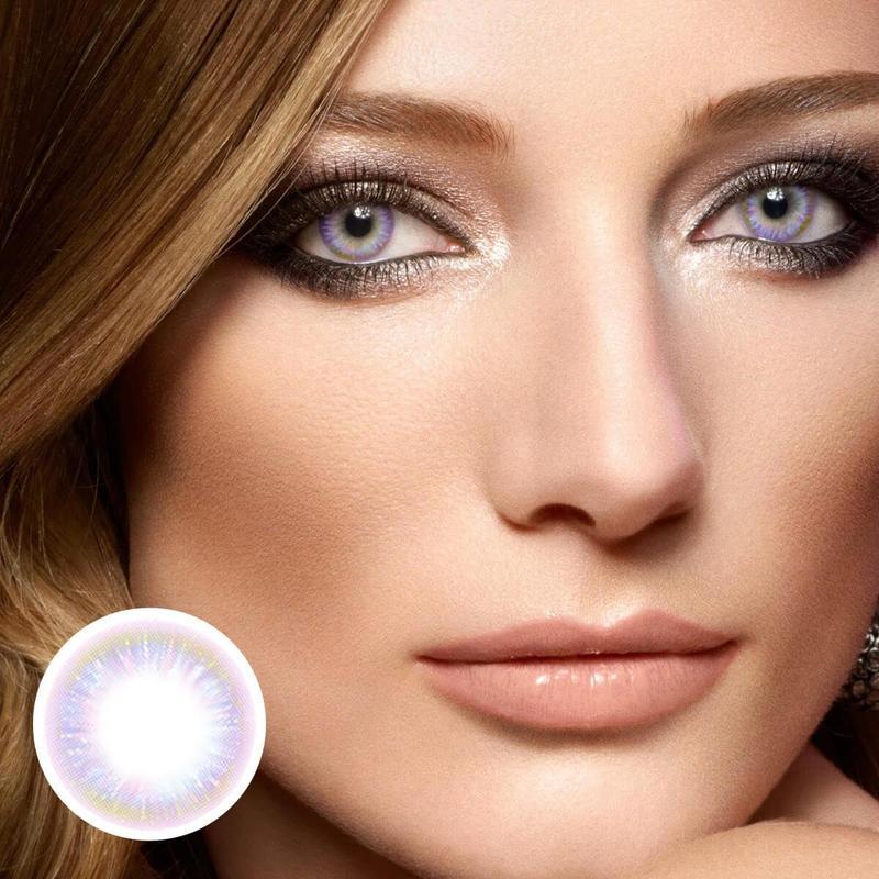 Rainbow Neon Pink (12 Month) colored contact lenses