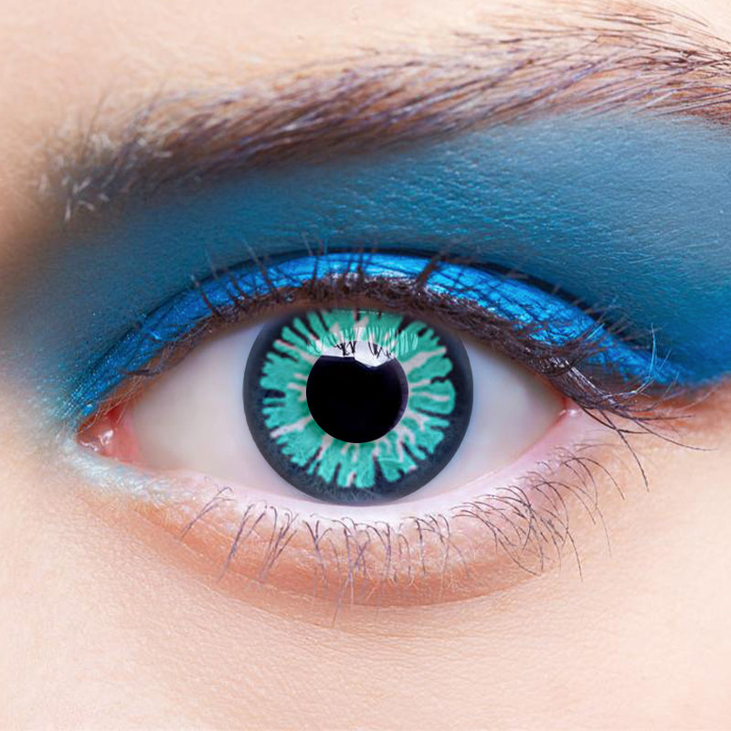 Green Knight | Moxielens Botanical Haze Colored Contacts -- Botanical Haze colored contacts | Moxielens