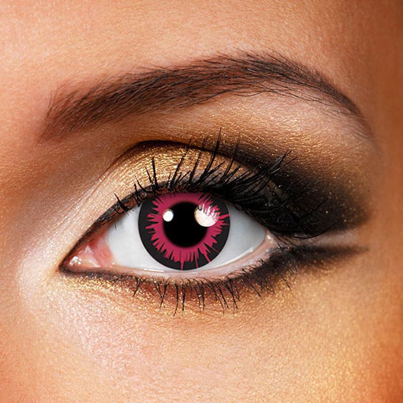 cosplay Halloween red-brown (12 months) colored contact lenses