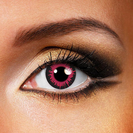 cosplay Halloween red-brown (12 months) colored contact lenses