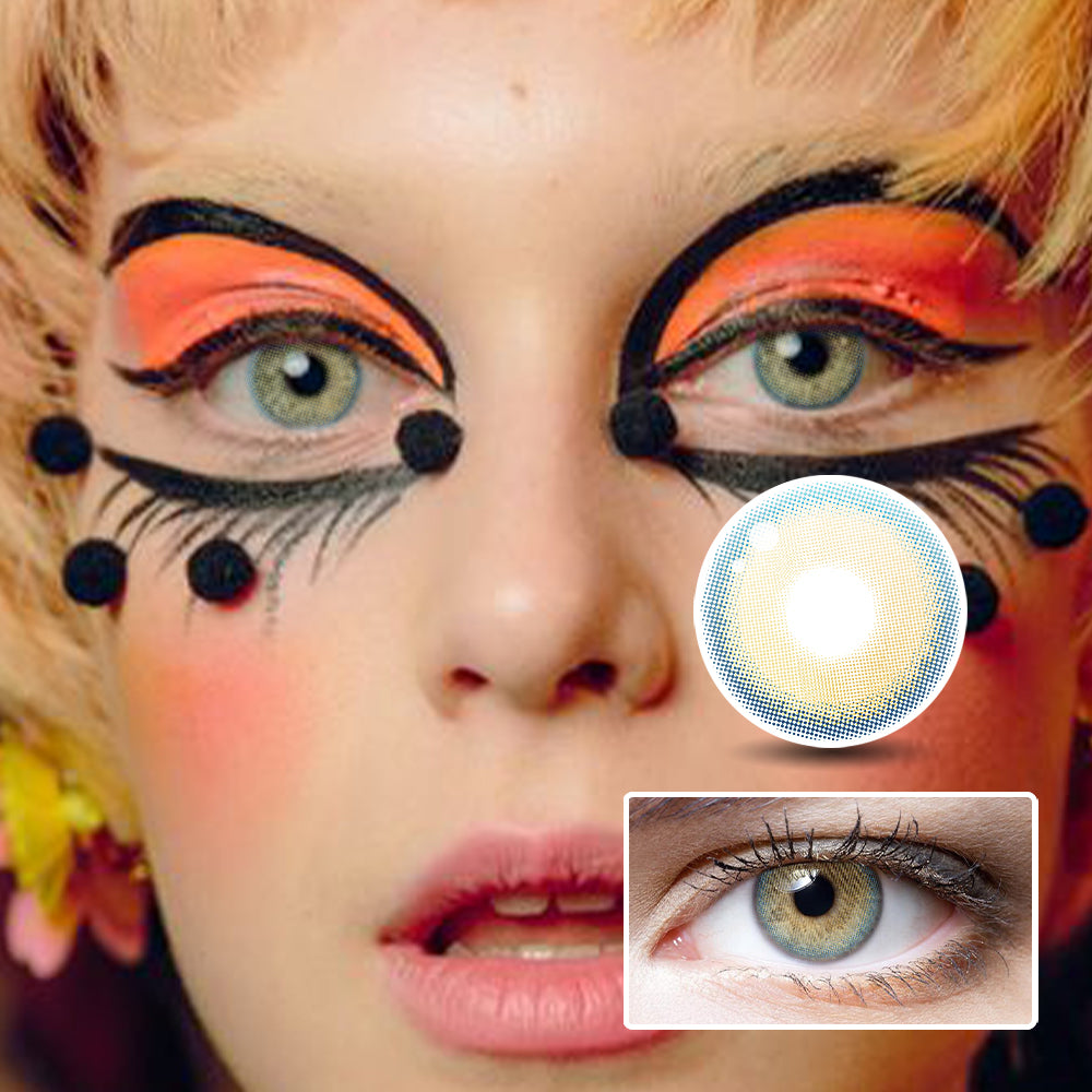 Golden Sunset | Moxielens Earth Glow Colored Contacts -- Earth Glow colored contacts | Moxielens