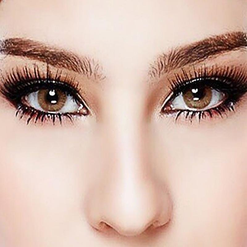 Honey dark brown (12 months) colored contact lenses