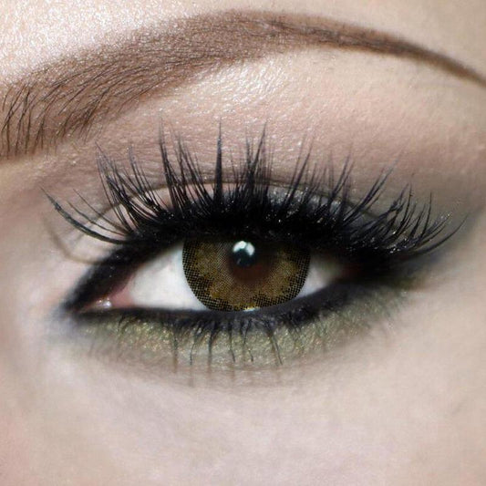 Marble Brown Prescription (1 Month) colored contact lenses