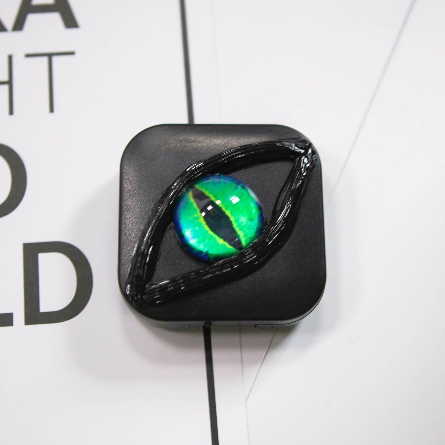 New Original Horror Eye Personality Contact Lens Lens Storage Box colored contact lenses