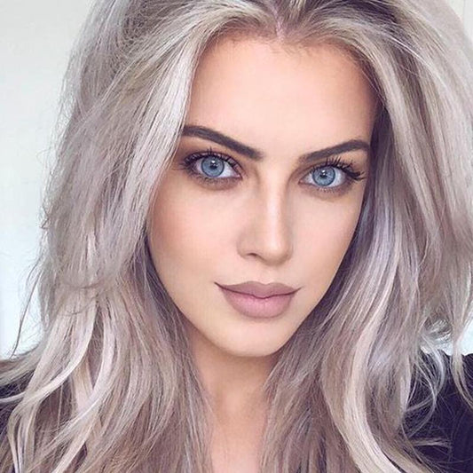 Natural blue gray 2 (12 months) colored contact lenses