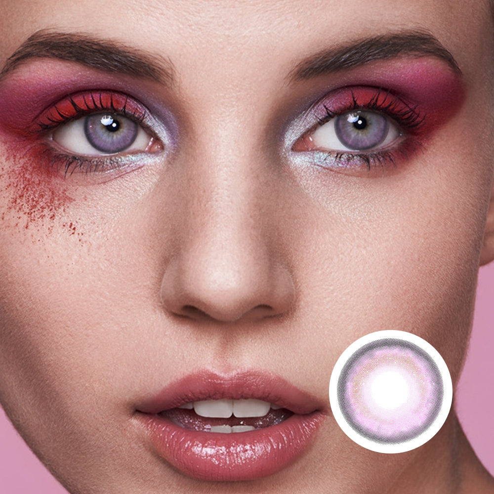 Starling-Violet | Moxielens Aurora Veil Colored Contacts -- Aurora Veil colored contacts | Moxielens