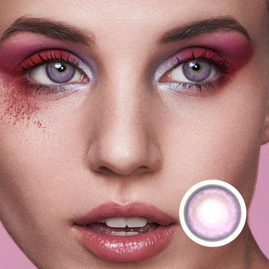 Starling-Violet | Moxielens Aurora Veil Colored Contacts -- Aurora Veil colored contacts | Moxielens