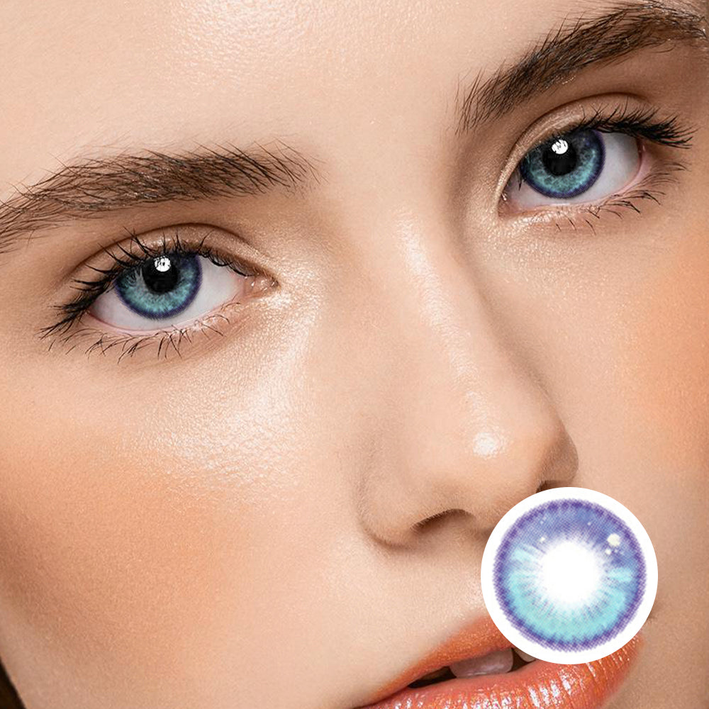 Girl In Tears Blue | Moxielens Ocean Mist Colored Contacts -- Ocean Mist colored contacts | Moxielens