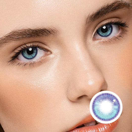 Girl In Tears Blue | Moxielens Ocean Mist Colored Contacts -- Ocean Mist colored contacts | Moxielens