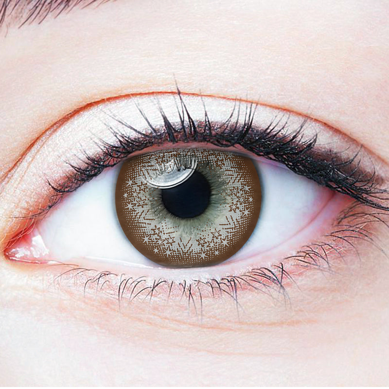 Barbie Gray colored contact lenses