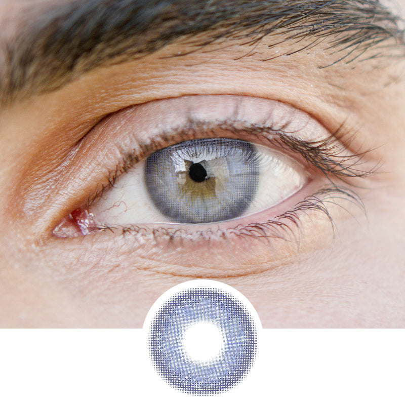 Men' Diamond Prismatic Purple | Moxielens Aurora Veil Colored Contacts -- Aurora Veil colored contacts | Moxielens