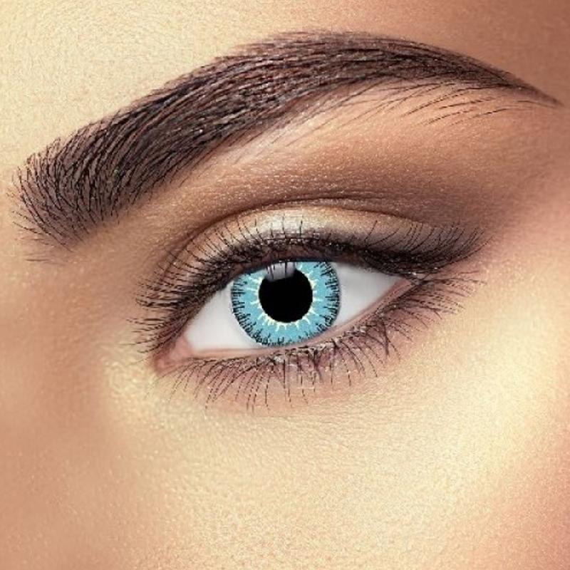 Fusion Yellow Blue Contact Lenses (1 pair) colored contact lenses