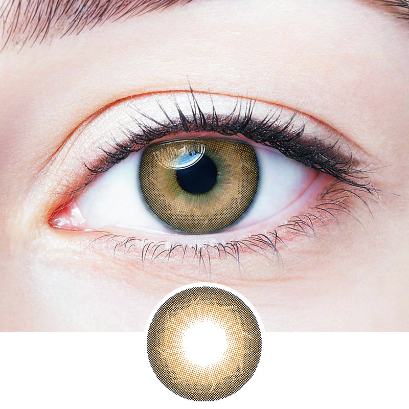 Water Wave Brown colored contact lenses