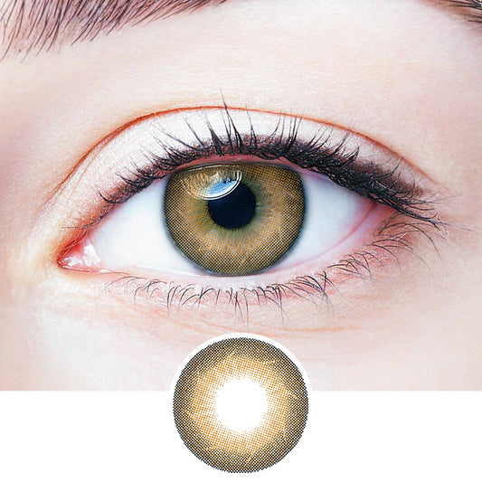 Water Wave Brown colored contact lenses