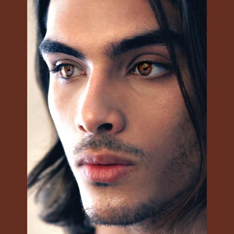 Men's Beast Red (12 months) colored contact lenses