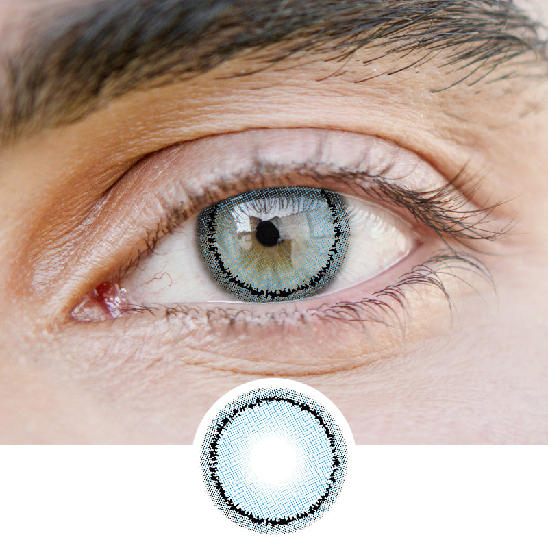 Men'tear Blue | Moxielens Ocean Mist Colored Contacts