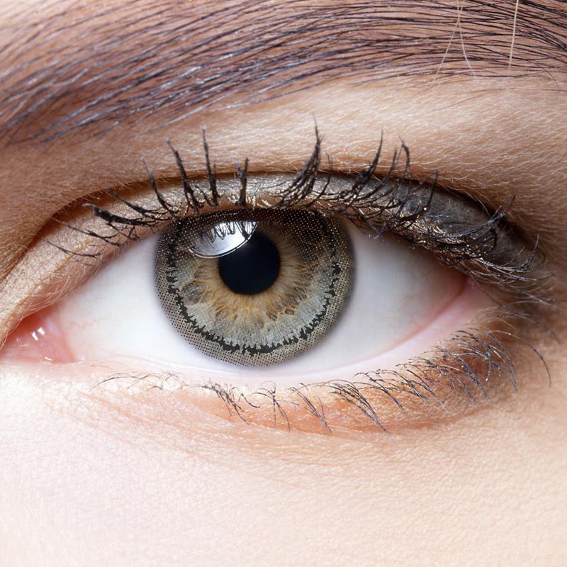 Tear Ash colored contact lenses