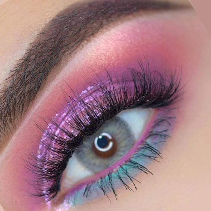 Natural transparent light gray (12 months) colored contact lenses