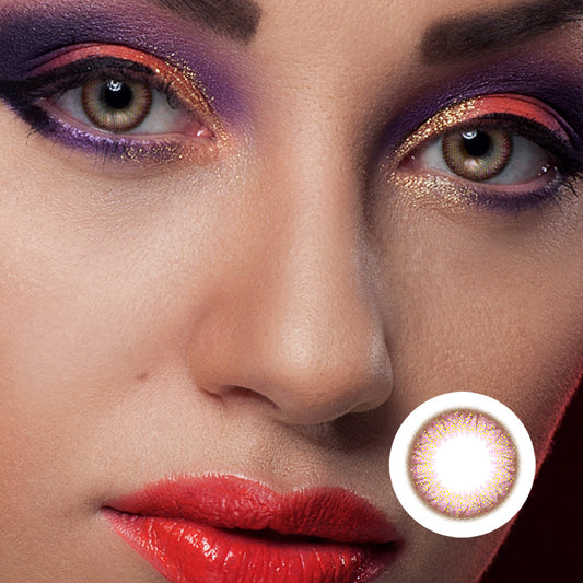 Mermaid Ji 2ND Generation Pink Purple | Moxielens Aurora Veil Colored Contacts -- Aurora Veil colored contacts | Moxielens