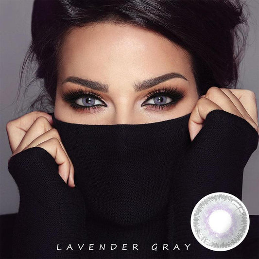 Purple gold (12 months) colored contact lenses