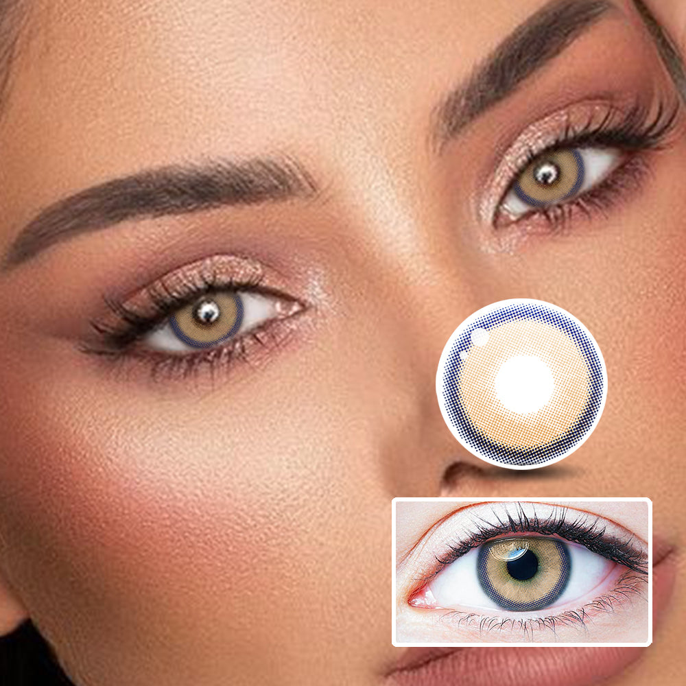 Sweet Brown colored contact lenses
