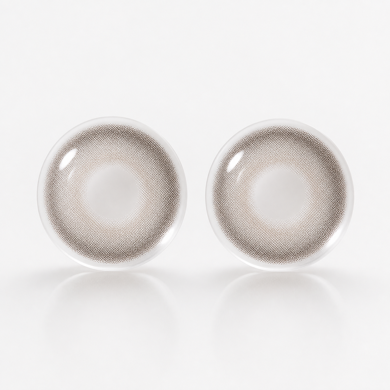 Taupe Glass Natural colored contact lenses pair - lens design