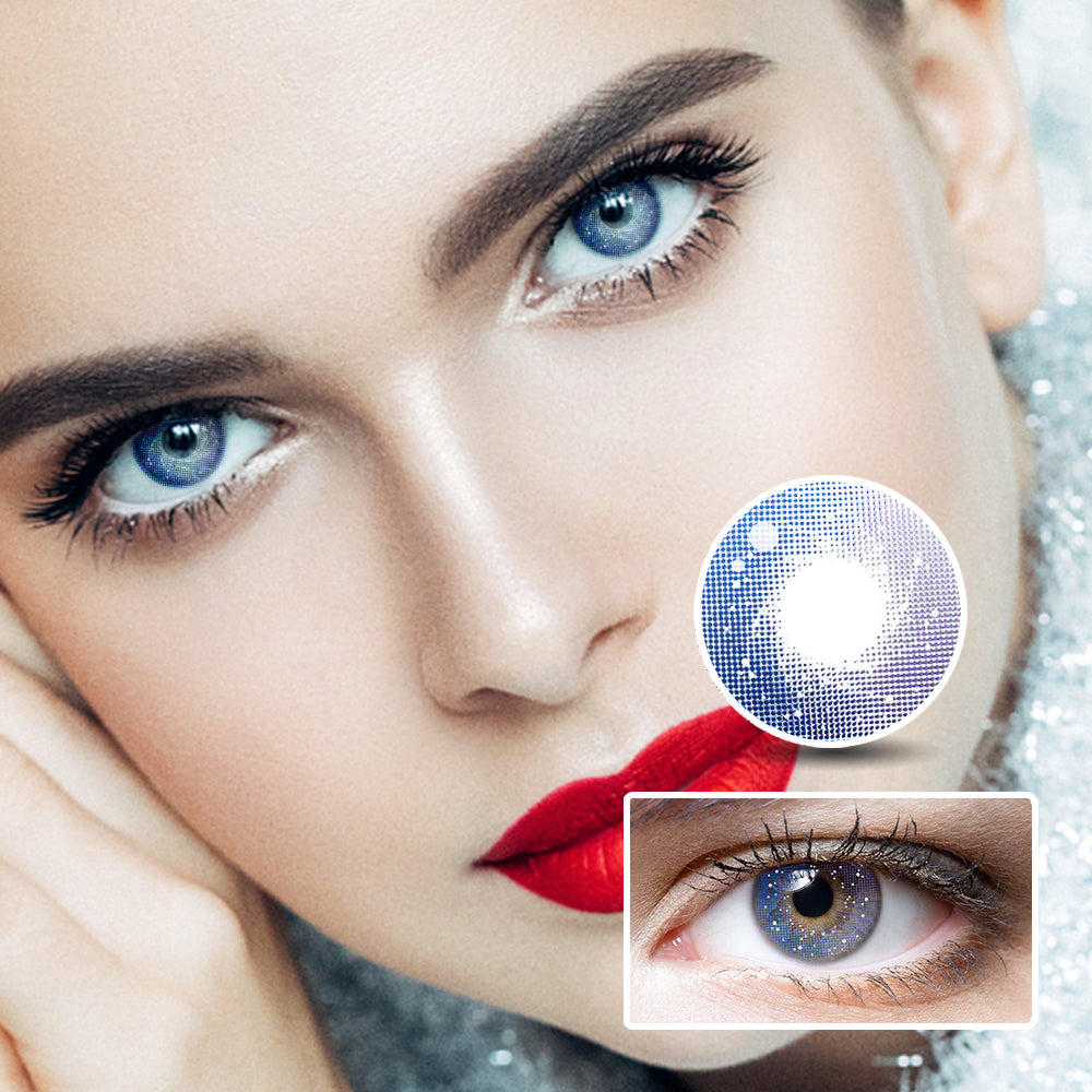 Milky Way Purple colored contact lenses