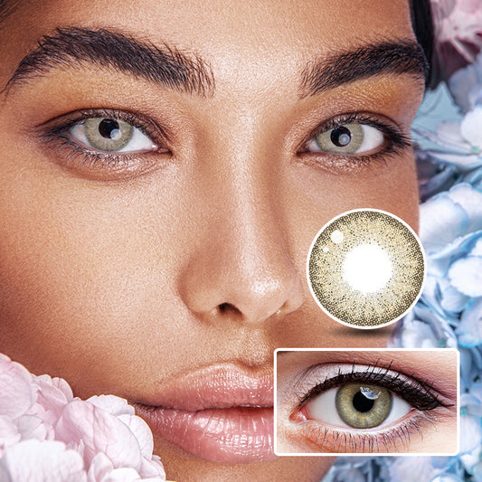 Egyptian Brown colored contact lenses