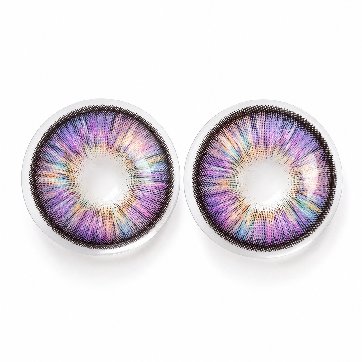 Prism Muse Statement colored contact lenses pair - lens design