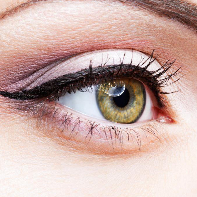 Morning Dew Brown colored contact lenses