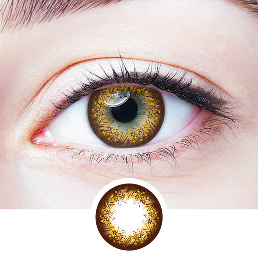 Barbie Brown colored contact lenses