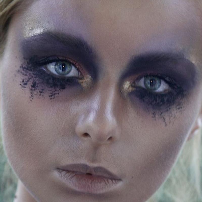 Natural blue cat eye (12 months) colored contact lenses