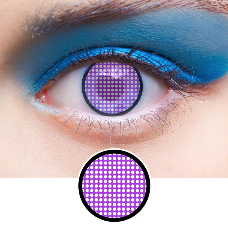 Purple Mesh | Moxielens Aurora Veil Colored Contacts -- Aurora Veil colored contacts | Moxielens
