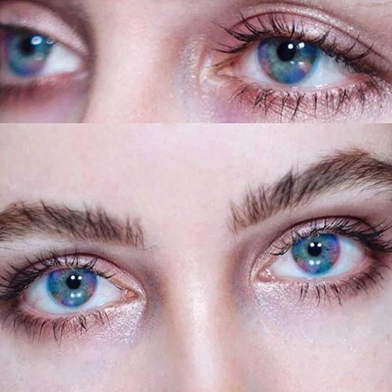 cosplay colorful rainbow color (12 months) colored contact lenses