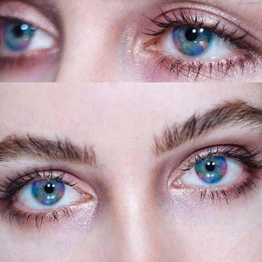 cosplay colorful rainbow color (12 months) colored contact lenses