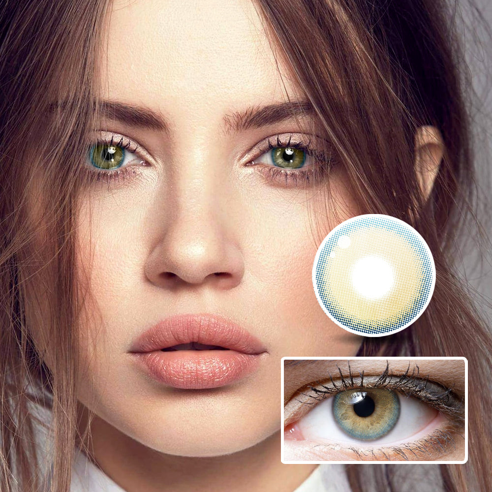 Golden Sunset | Moxielens Earth Glow Colored Contacts -- Earth Glow colored contacts | Moxielens