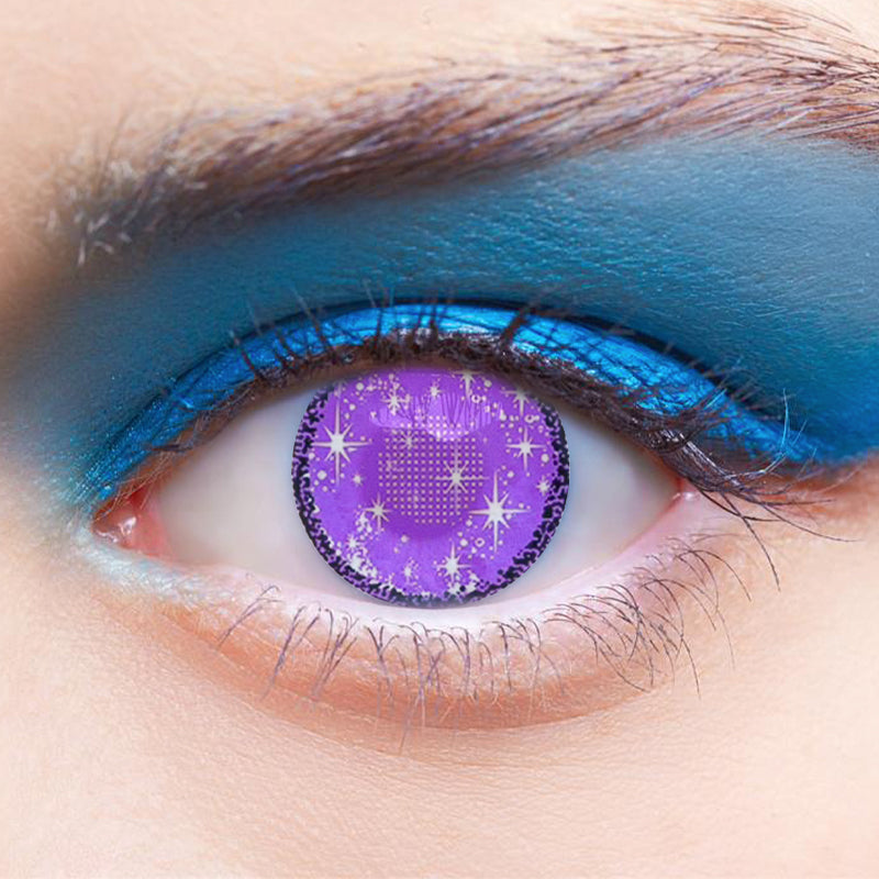 Midsummer Night Purple | Moxielens Aurora Veil Colored Contacts -- Aurora Veil colored contacts | Moxielens