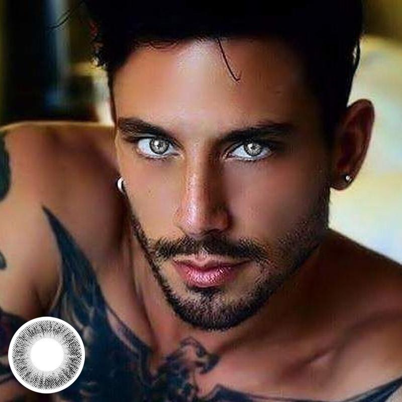 Men's Obsidian (12 months) colored contact lenses
