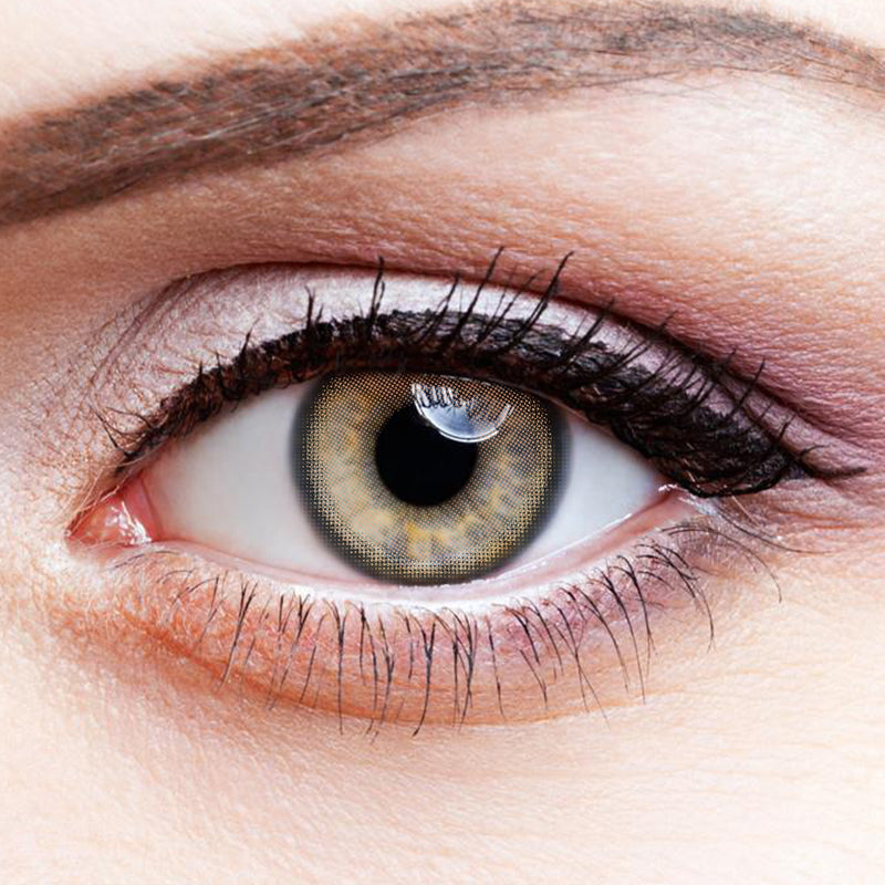 Mud Brown colored contact lenses