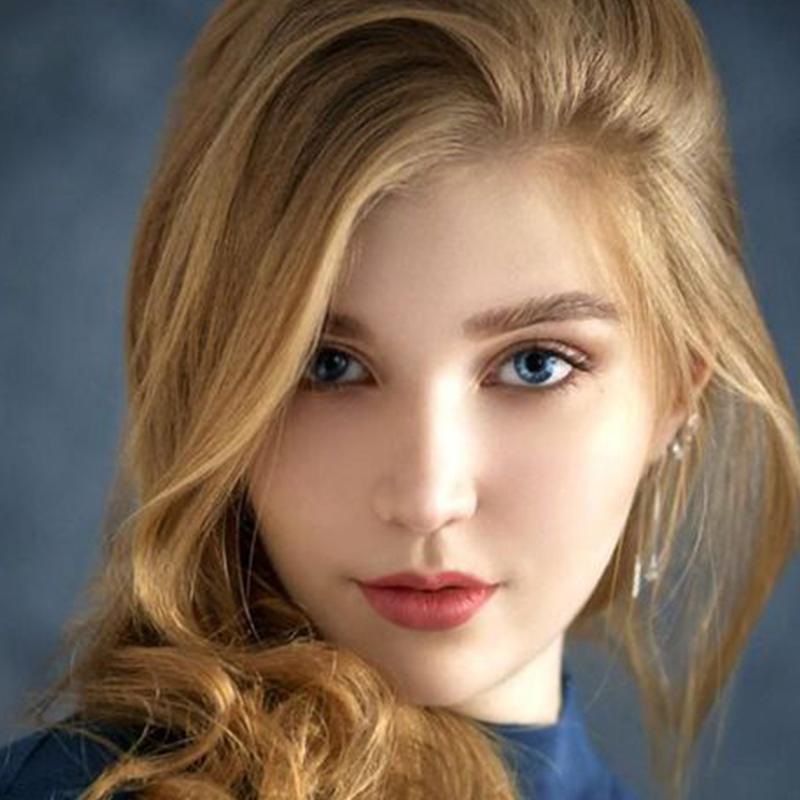 Shallow blue(12 Month) colored contact lenses