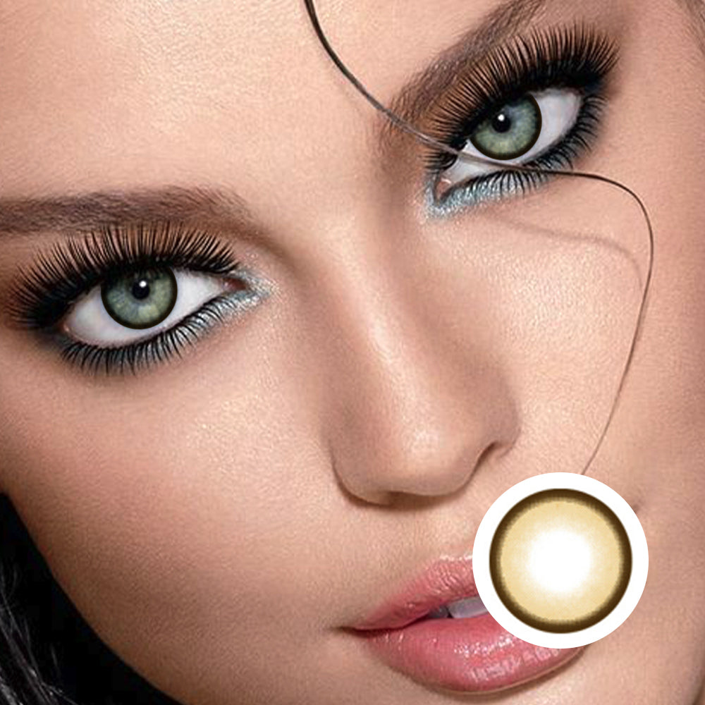 Roman Sweetheart Brown | Moxielens Earth Glow Colored Contacts -- Earth Glow colored contacts | Moxielens