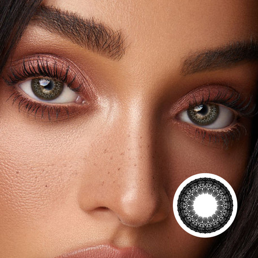 Lace Black | Moxielens Midnight Edge Colored Contacts -- Midnight Edge colored contacts | Moxielens