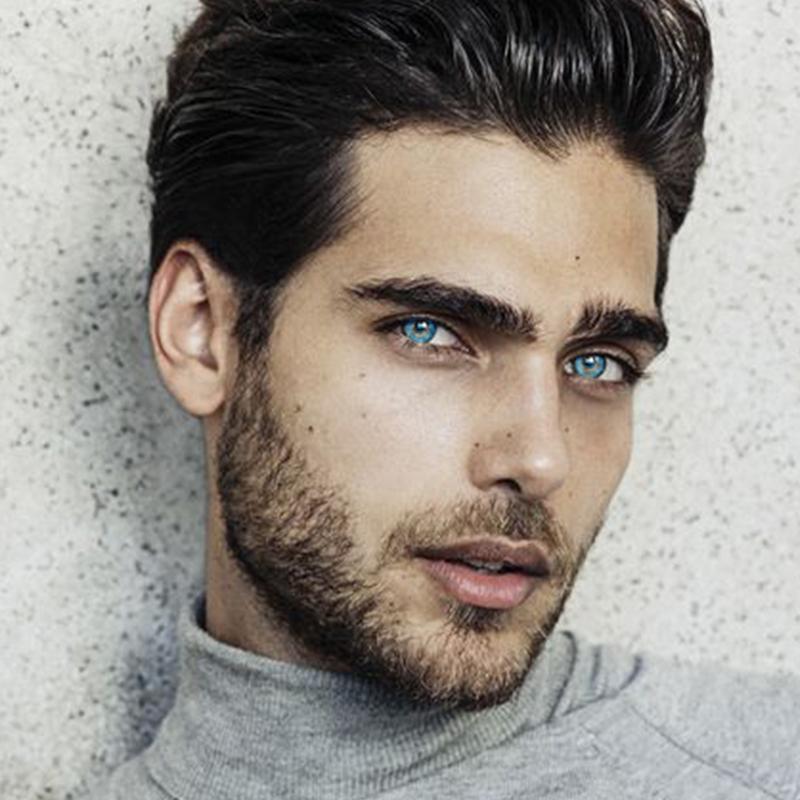 Men's Bright Blue-Green colored contact lenses by Moxielens